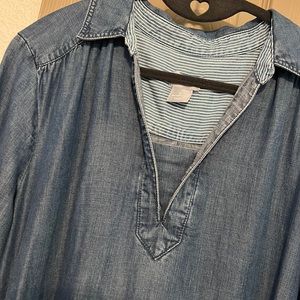 Cute Chico’s blue jean dress size 2